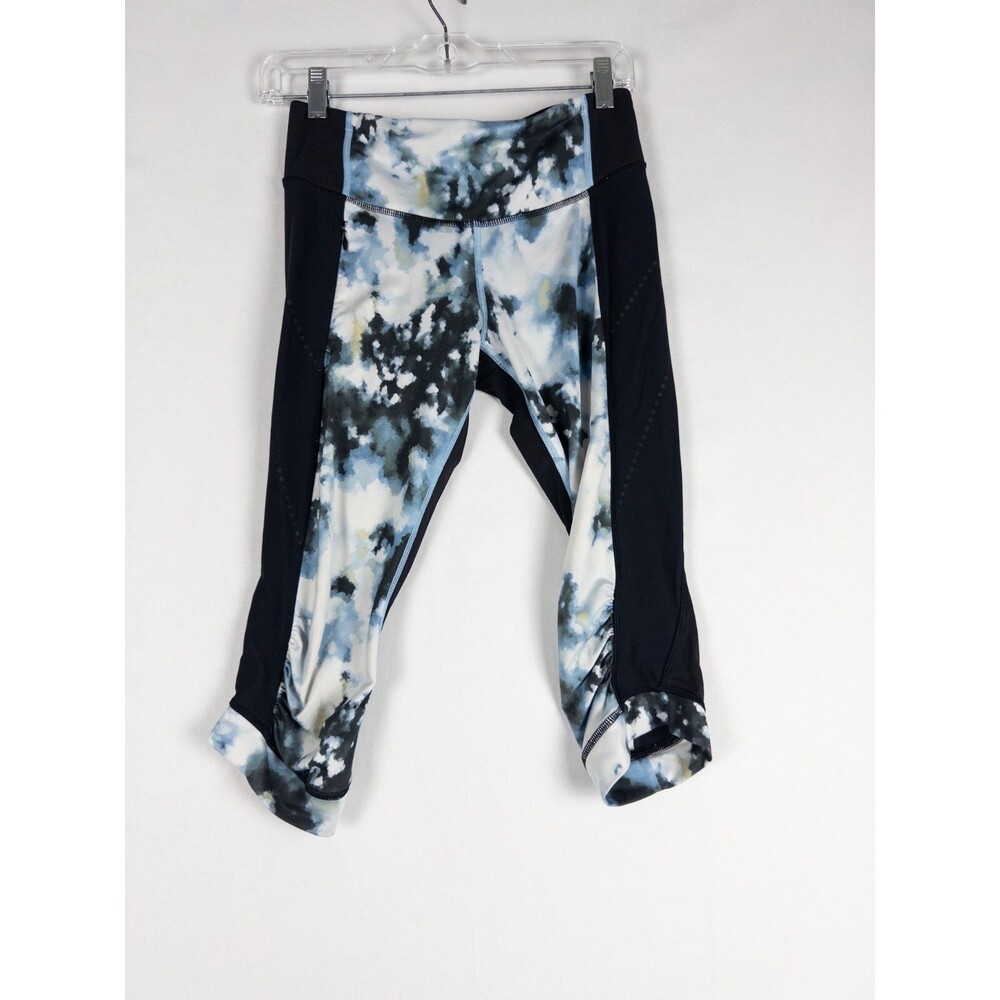 Lululemon Stop At Nothing Capri Leggings Blooming Pixie Sz 0 Womens Athleisure